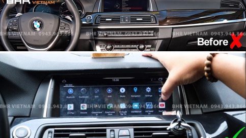 Màn hình DVD Android xe BMW 520i, 528i, 535i (F10) 2011 - 2020 | Màn hình Flycar